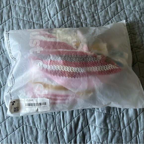 CUPSHE Women's Vneck Colorful Stripe Tassels Swimsuit Cover Up - NWT - OS - Picture 4 of 5